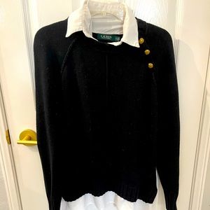 Ralph Lauren Sweater, sz L, black